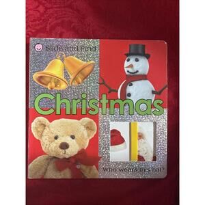 Slide and Find Christmas by Roger Priddy (2010, Children's Board Books)